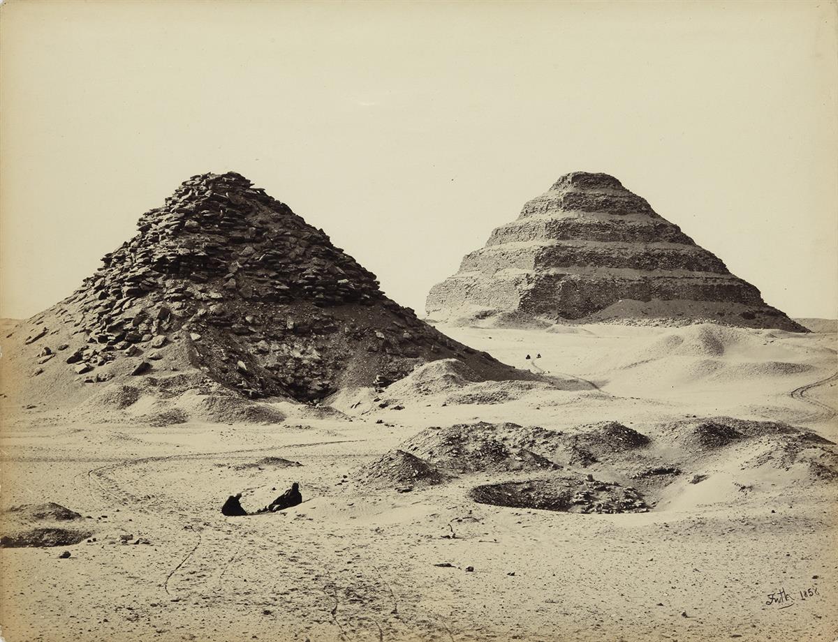 FRANCIS FRITH (1822-1898) The Pyramids of Sakkarah, from the North East.